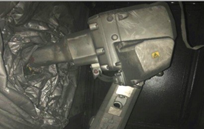 ABB IRB4600喷砂机器人